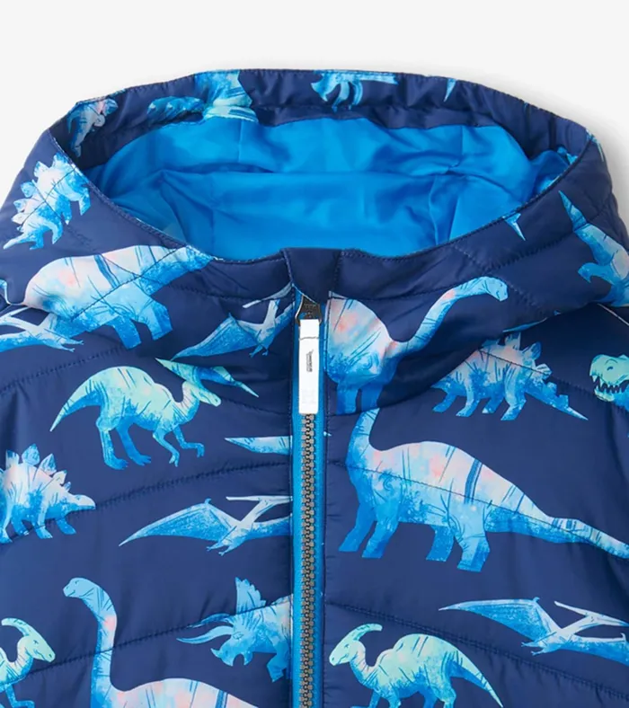 Hatley Dinosaur Puffer Jacket GirlsBoys Outerwear