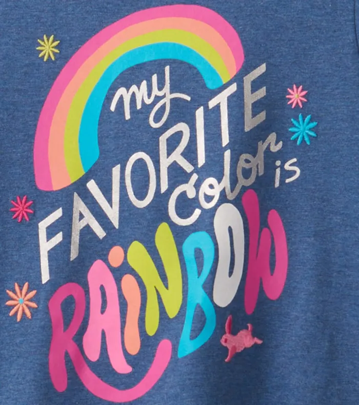 Hatley Favorite Color Is Rainbow Long Sleeve TShirt Baby and Toddler Tops