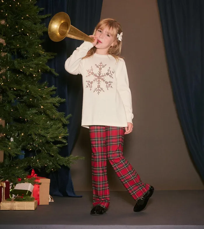Hatley Girls Snowflake Pullover Sweater Girls Sweaters