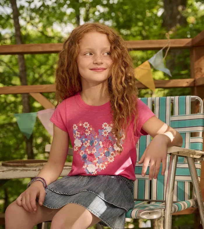 Hatley Girls Tencel Smocked Skirt Girls Bottoms