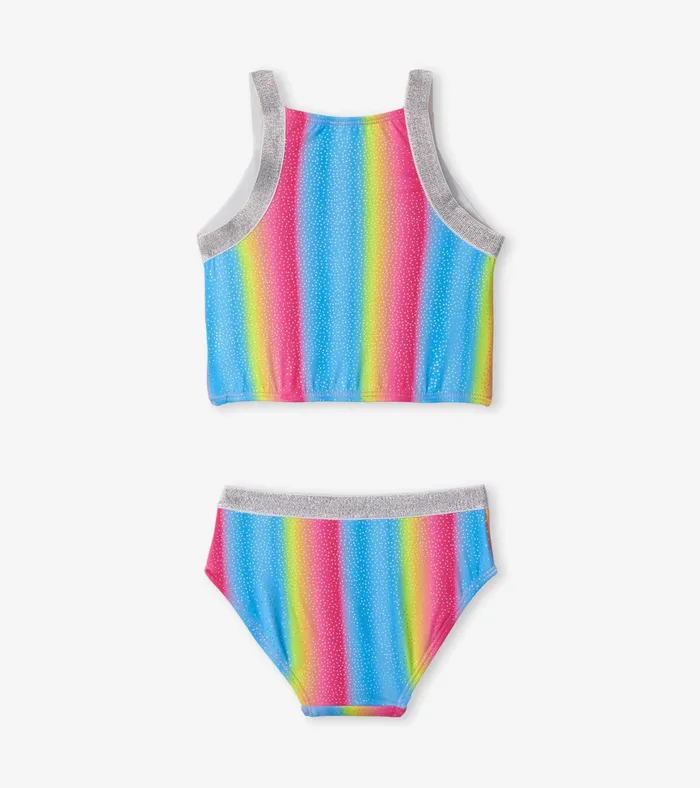 Hatley Jelly Bean Rainbow Tankini Set Girls Swimwear