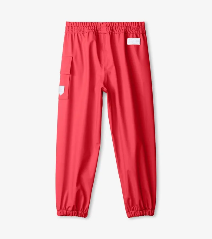 Hatley Red Rain Pants GirlsBoys Rainwear