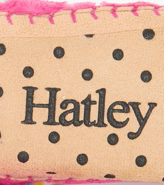 Hatley Shooting Stars Fleece Slippers Girls Footwear