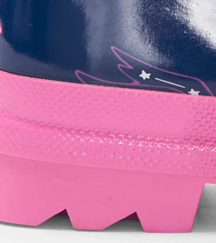 Hatley Unicorn Constellations Shiny Rain Boots Girls Rainwear