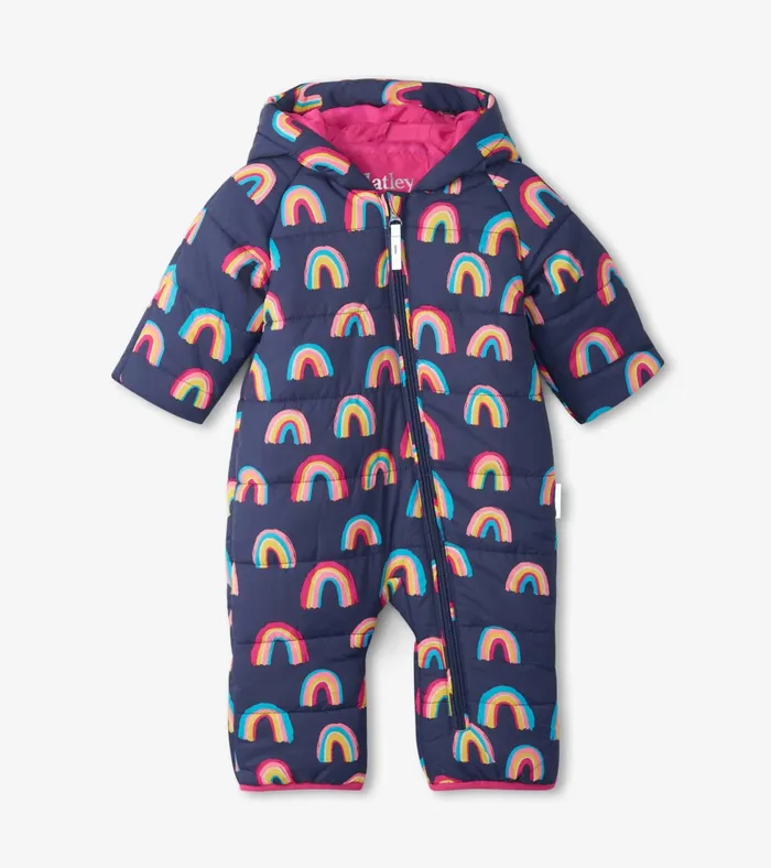 Hatley Vibrant Rainbows Baby Snowsuit Baby and Toddler Outerwear