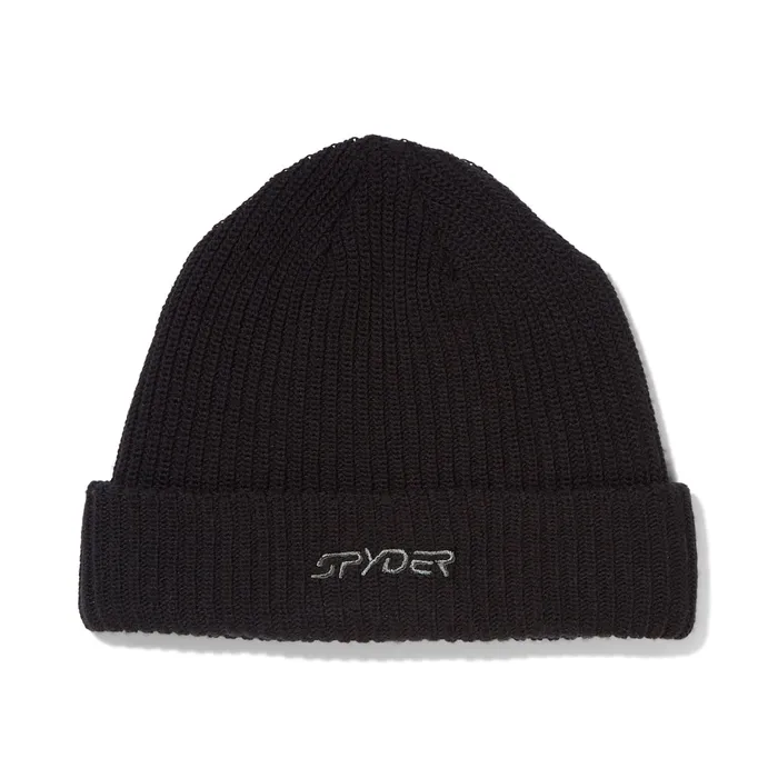 Hats Mens Spyder Logan Beanie 8211 Black
