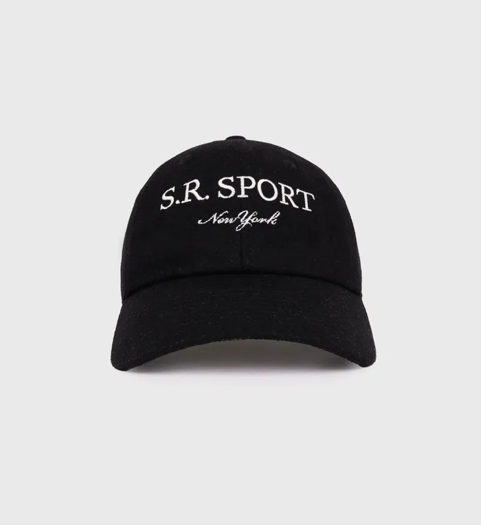 Hats Women Sporty and Rich SR Sport Wool Hat 8211 Faded BlackCream