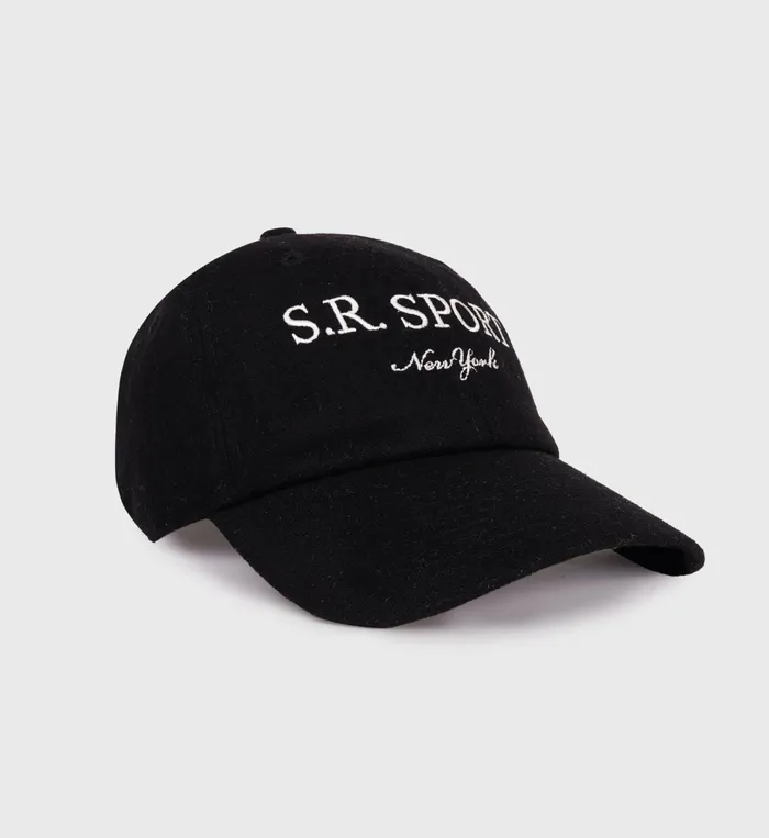 Hats Women Sporty and Rich SR Sport Wool Hat 8211 Faded BlackCream