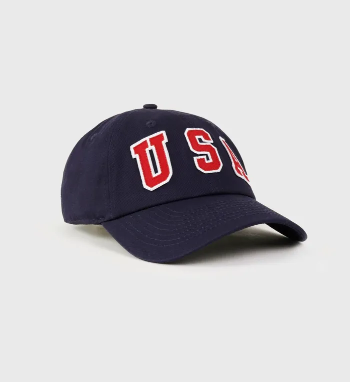 Hats Women Sporty and Rich USA Hat 8211 NavySports Red White