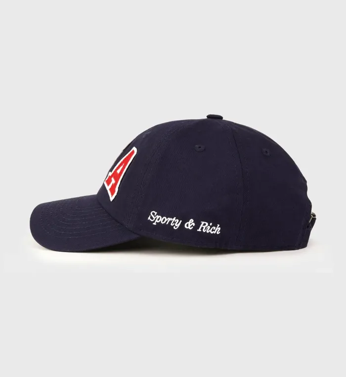 Hats Women Sporty and Rich USA Hat 8211 NavySports Red White