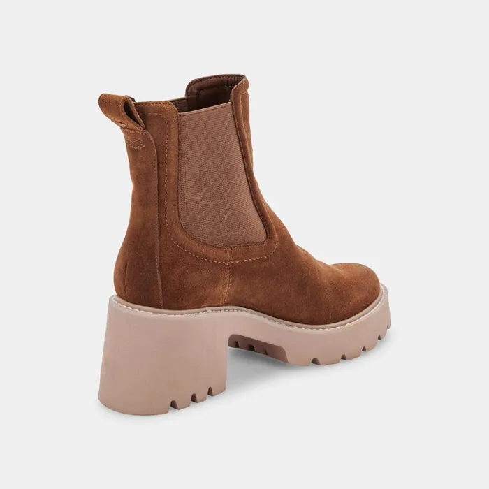 Hawk H20 Wide Booties Dk Brown Suede Dk Brown Suede H2o Women Dolce Vita Boots and Booties