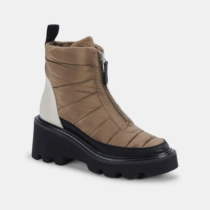 Helki Boots Olive Multi Nylon Women Dolce Vita Boots and Booties