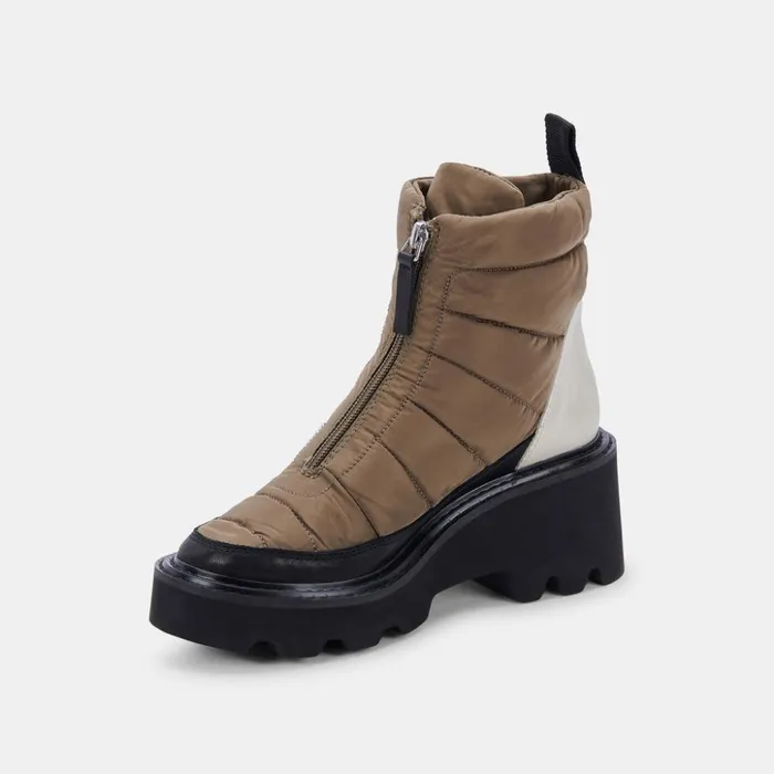 Helki Boots Olive Multi Nylon Women Dolce Vita Boots and Booties