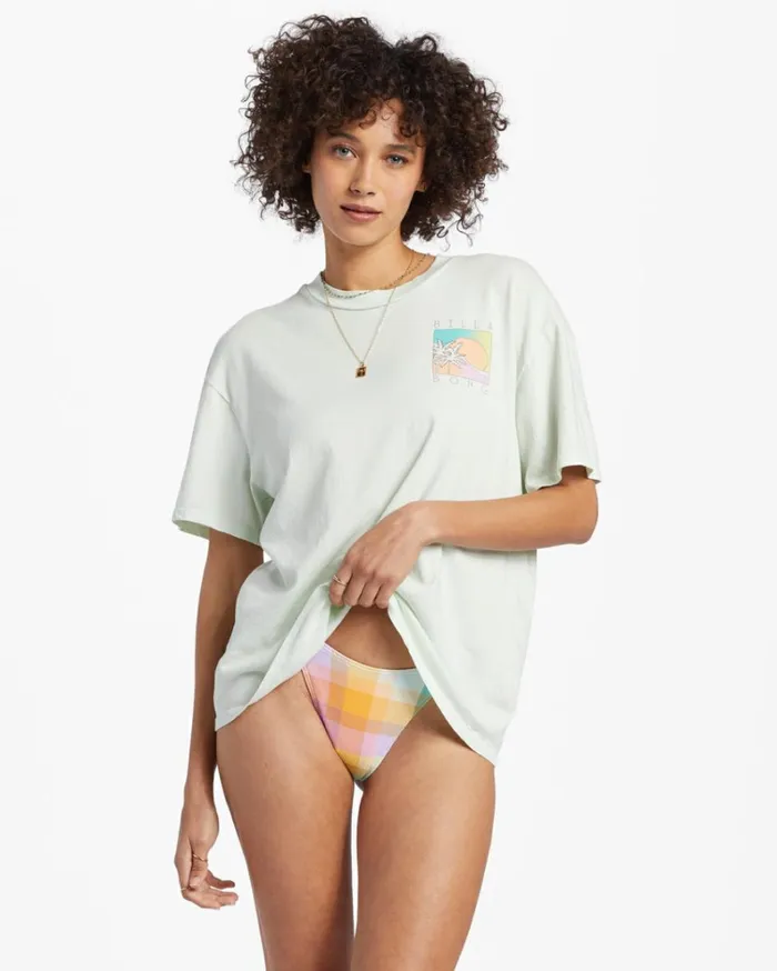 Hello Sun TShirt Sweet Mint Women Billabong Graphic Tees and Tanks