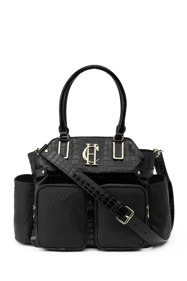 Holland Cooper Baby Changing Bags Women Thames Changing Bag Black Monogram