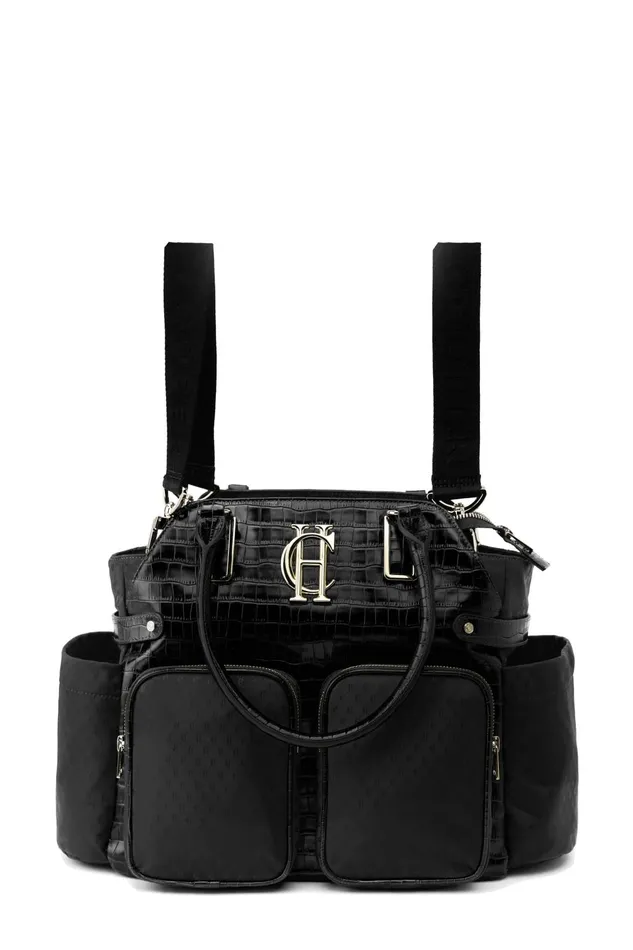 Holland Cooper Baby Changing Bags Women Thames Changing Bag Black Monogram