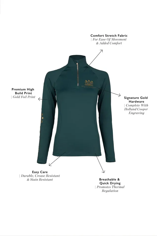 Holland Cooper Base Layers Women Base Layer Petrol Holland Cooper Base Layers Women Base Layer Petrol