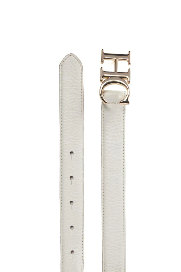 Holland Cooper Belts Women Atelier Slim Logo Belt Off White Holland Cooper Belts Women Atelier Slim Logo Belt Off White