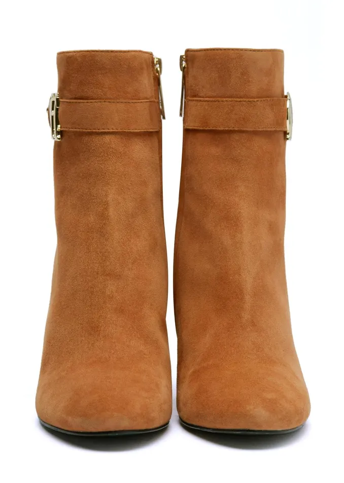 Holland Cooper Boots Women Mayfair Suede Ankle Boot Tan Holland Cooper Boots Women Mayfair Suede Ankle Boot Tan