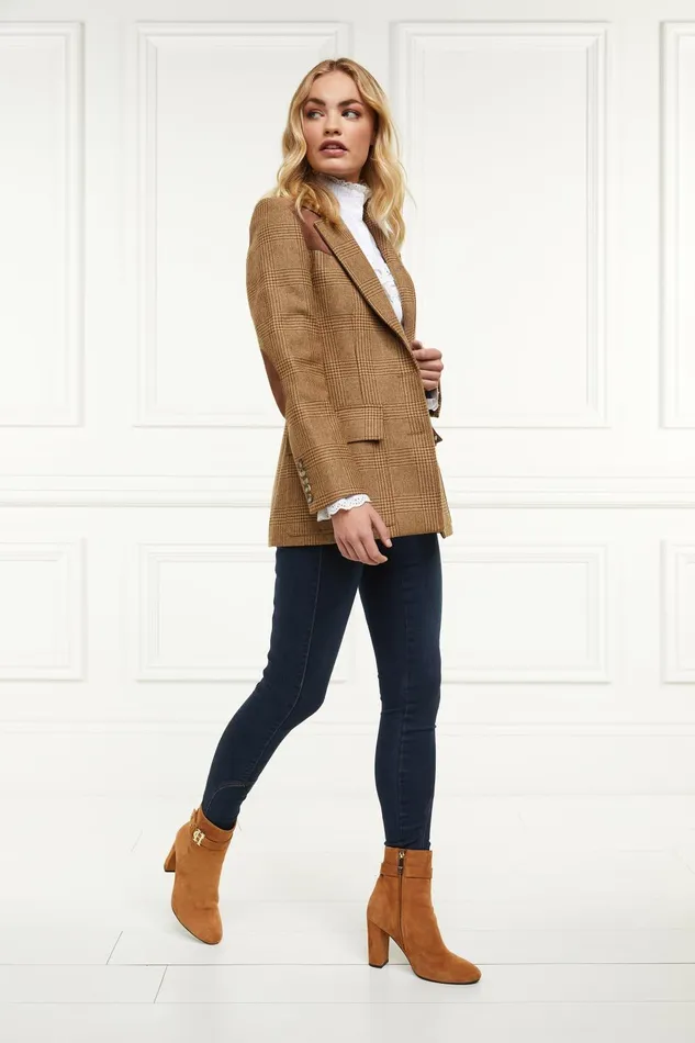 Holland Cooper Boots Women Mayfair Suede Ankle Boot Tan Holland Cooper Boots Women Mayfair Suede Ankle Boot Tan