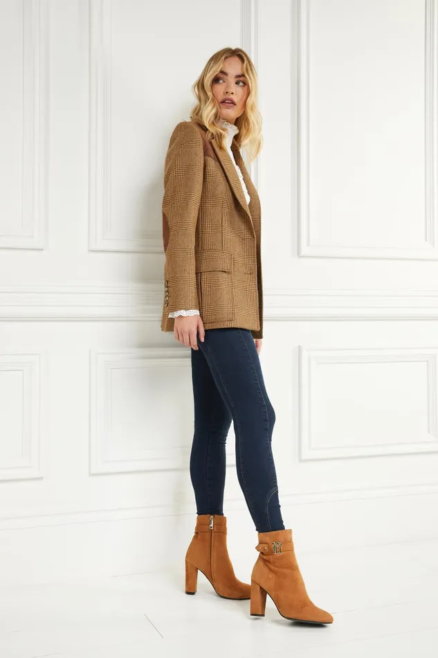 Holland Cooper Boots Women Mayfair Suede Ankle Boot Tan Holland Cooper Boots Women Mayfair Suede Ankle Boot Tan