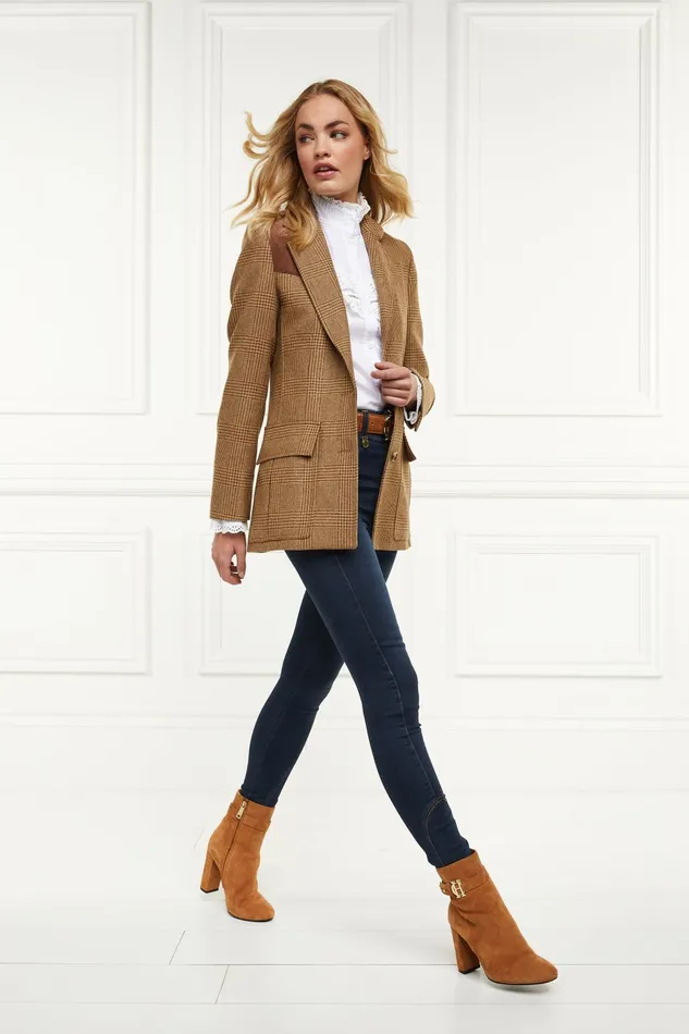 Holland Cooper Boots Women Mayfair Suede Ankle Boot Tan Holland Cooper Boots Women Mayfair Suede Ankle Boot Tan