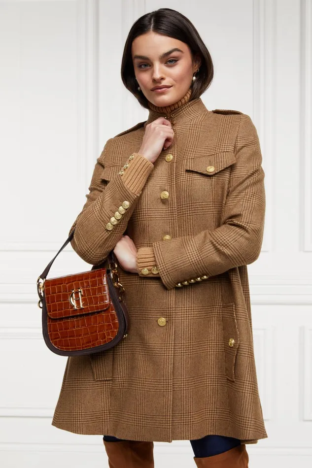 Holland Cooper Capes Women Highbury Cape Coat Tawny