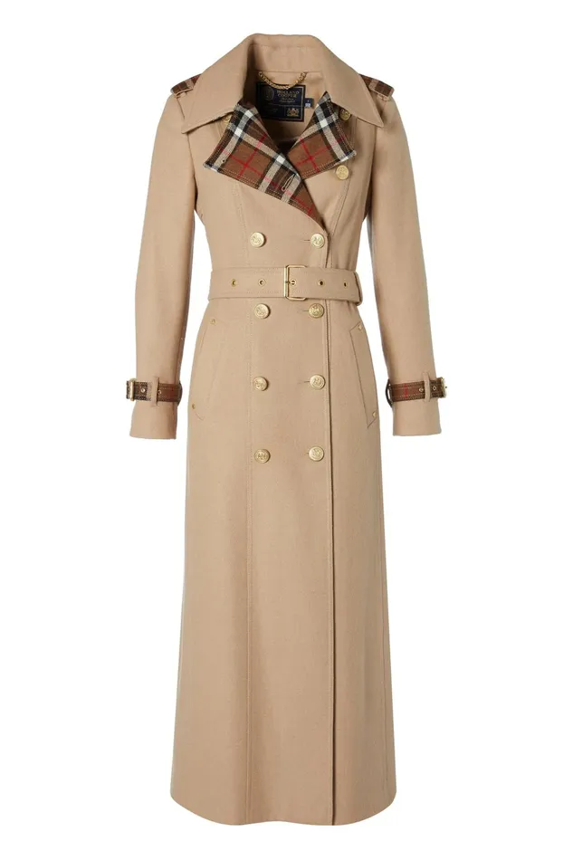 Holland Cooper Coats Women Full Length Chelsea Trench Coat Camel