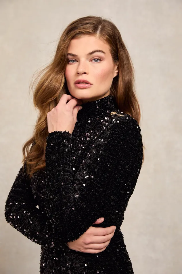 Holland Cooper Dresses Women Cara Sequin Maxi Dress Holland Cooper Dresses Women Cara Sequin Maxi Dress