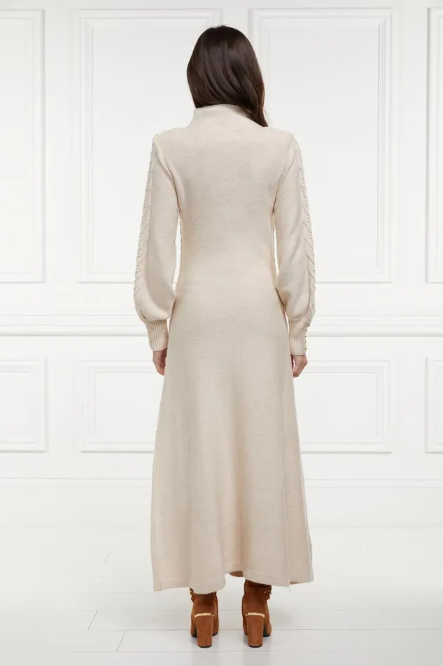 Holland Cooper Dresses Women Rachel Maxi Dress Oatmeal Holland Cooper Dresses Women Rachel Maxi Dress Oatmeal