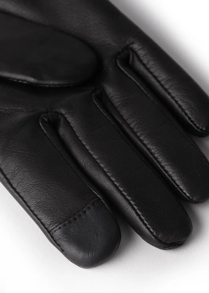 Holland Cooper Gloves Women Monogram Leather Gloves Black Holland Cooper Gloves Women Monogram Leather Gloves Black