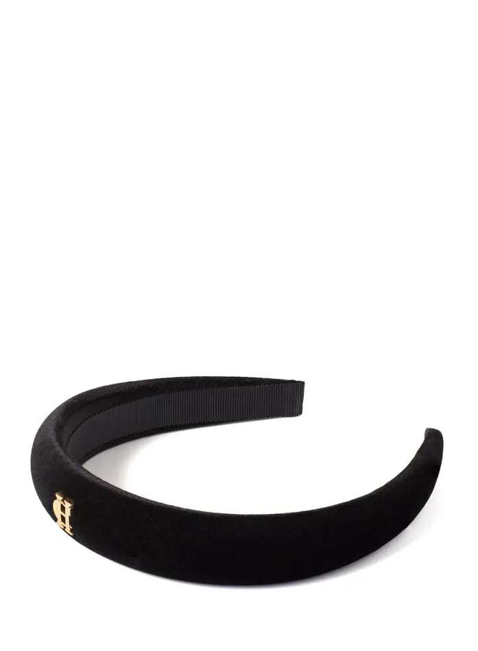 Holland Cooper Hats and Headbands Women Narrow Headband Black Velvet