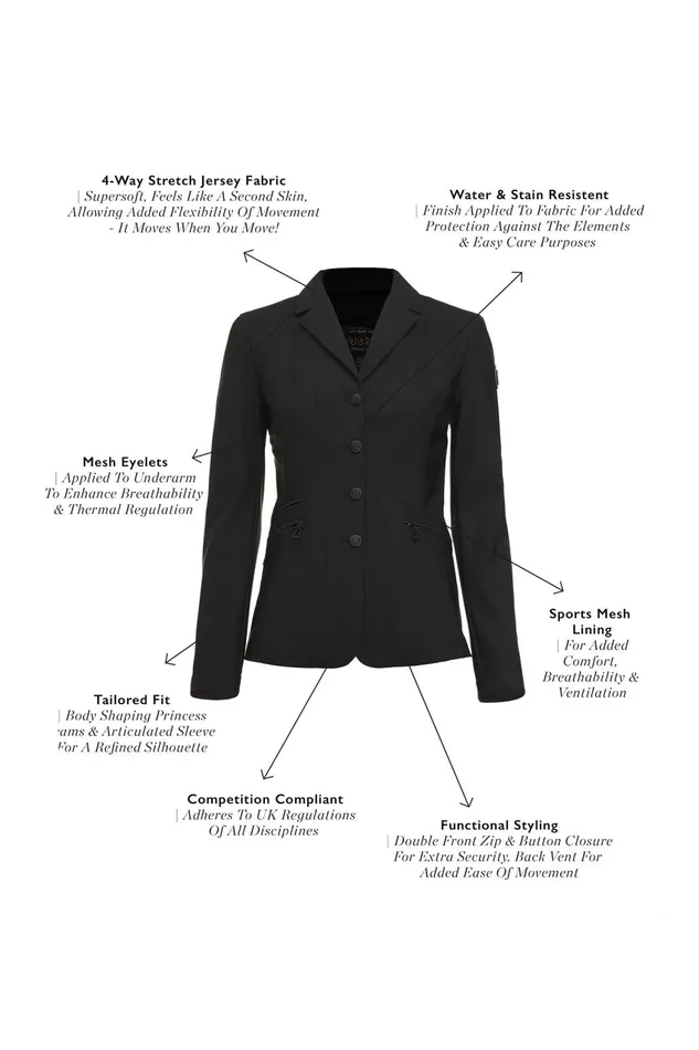 Holland Cooper Jackets Women The Competition Jacket Midnight Black Holland Cooper Jackets Women The Competition Jacket Midnight Black