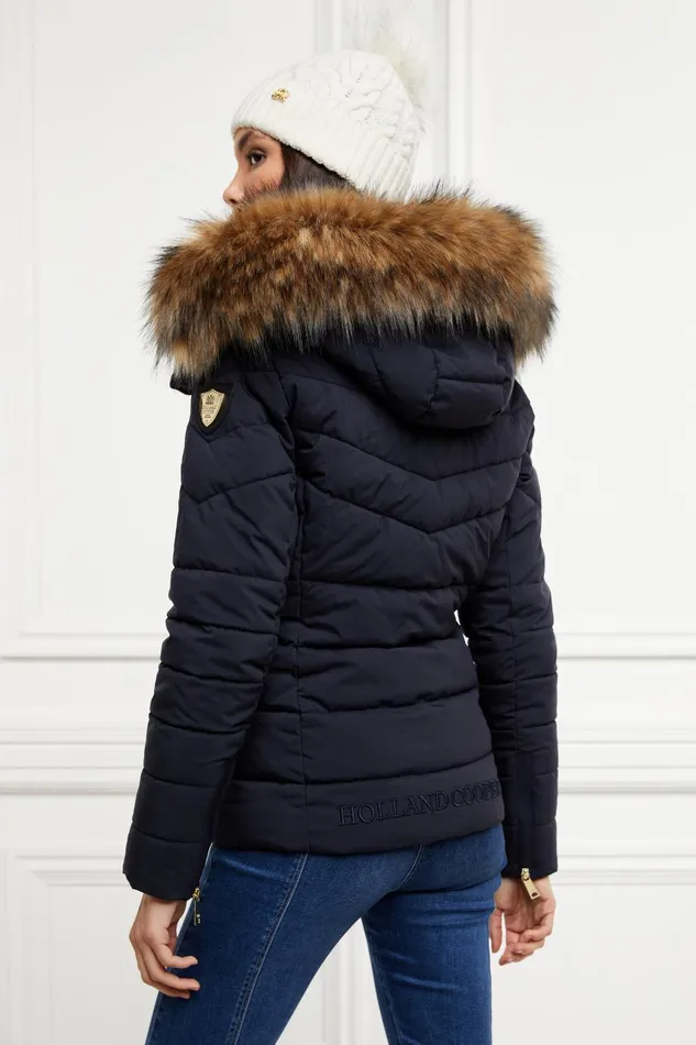 Holland Cooper Jackets Women Whistler Puffer Jacket Ink Navy