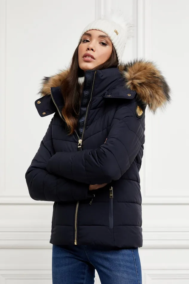 Holland Cooper Jackets Women Whistler Puffer Jacket Ink Navy