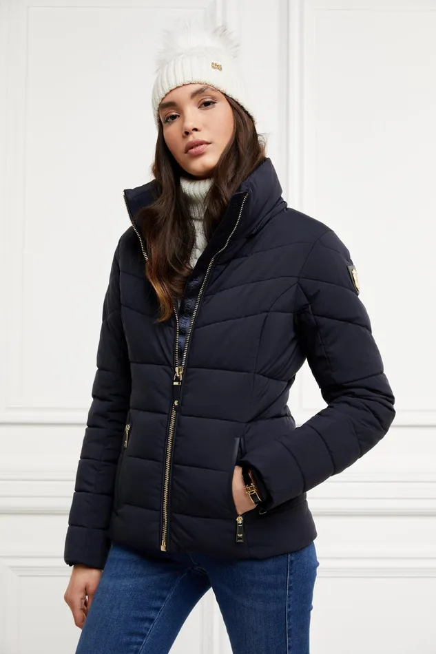 Holland Cooper Jackets Women Whistler Puffer Jacket Ink Navy