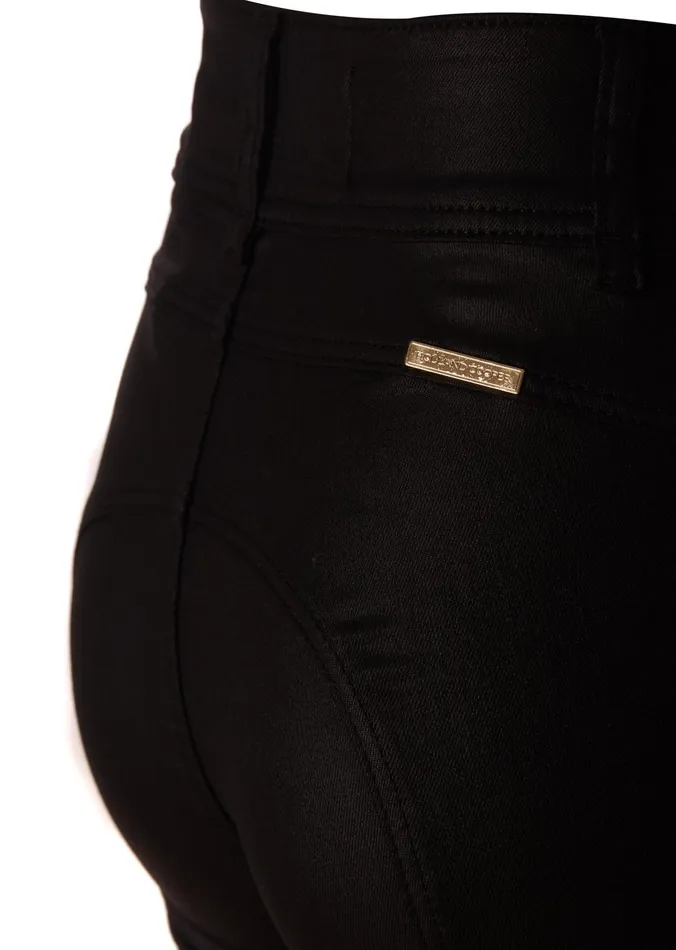 Holland Cooper Jeans Women Coated Jodhpur Jean Black Holland Cooper Jeans Women Coated Jodhpur Jean Black