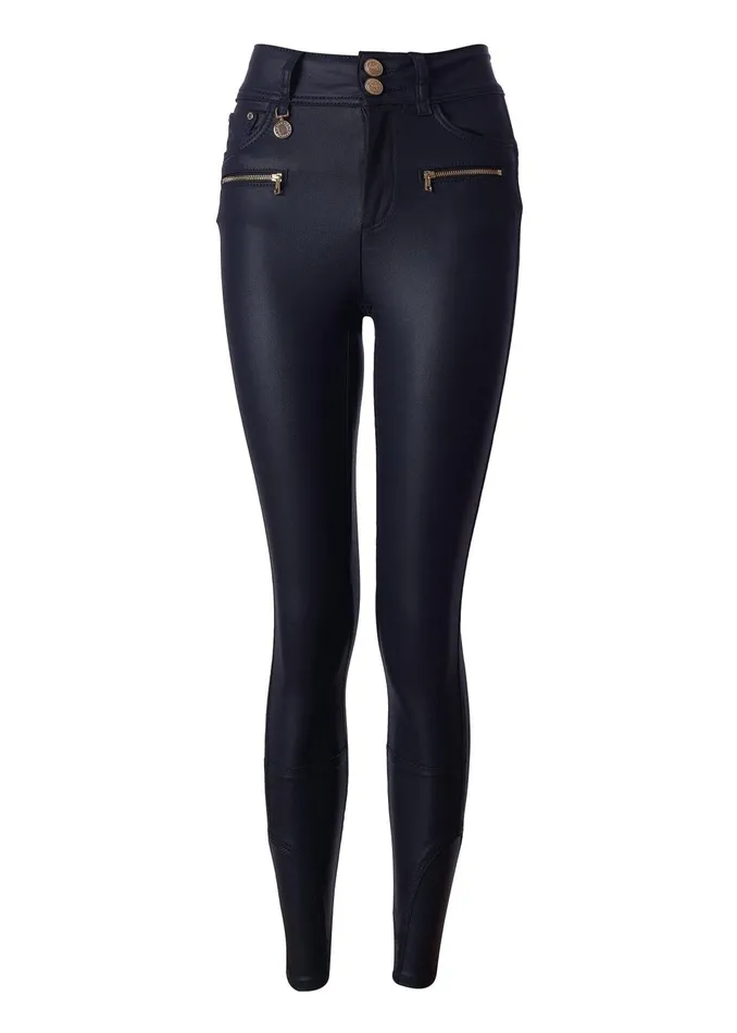 Holland Cooper Jeans Women Coated Jodhpur Jean Navy Holland Cooper Jeans Women Coated Jodhpur Jean Navy