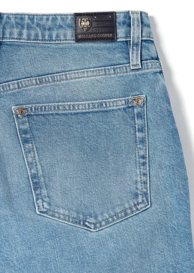Holland Cooper Jeans Women High Rise Slim Jean Vintage Indigo Holland Cooper Jeans Women High Rise Slim Jean Vintage Indigo