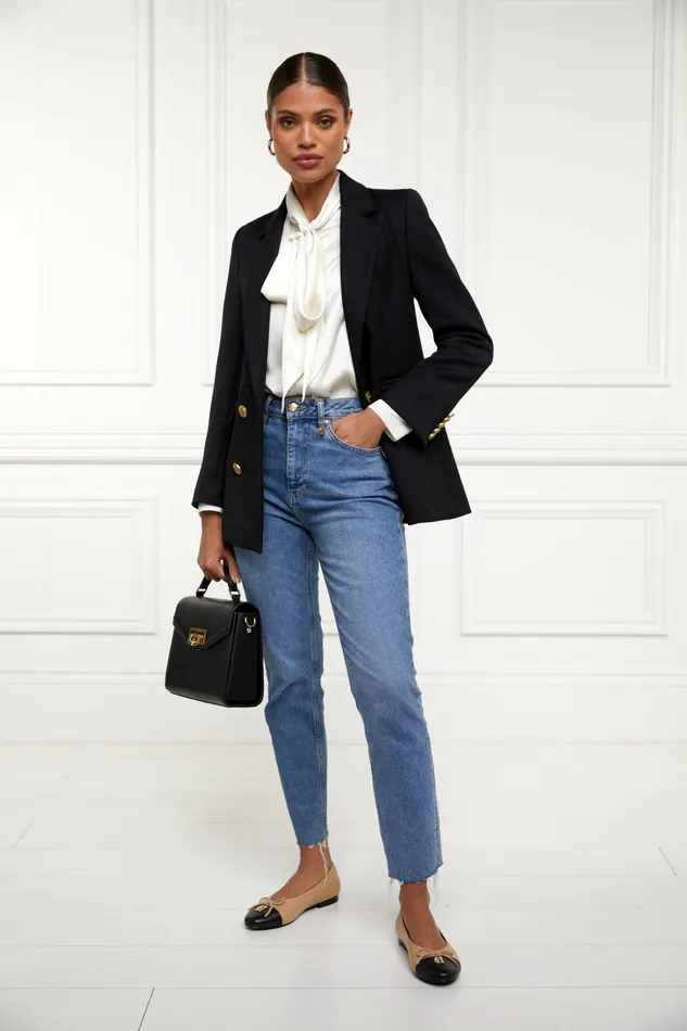 Holland Cooper Jeans Women High Rise Slim Jean Vintage Indigo Holland Cooper Jeans Women High Rise Slim Jean Vintage Indigo
