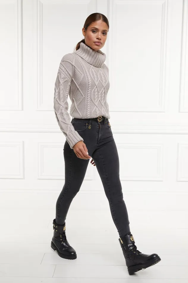 Holland Cooper Jeans Women Jodhpur Jean Washed Black Holland Cooper Jeans Women Jodhpur Jean Washed Black