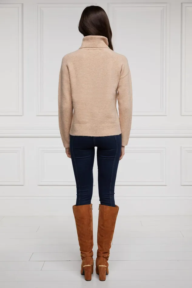 Holland Cooper Knitwear Women Tori Knit Light Camel Holland Cooper Knitwear Women Tori Knit Light Camel