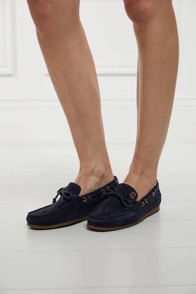 Holland Cooper Loafers Women Deck Shoe Ink Navy Holland Cooper Loafers Women Deck Shoe Ink Navy