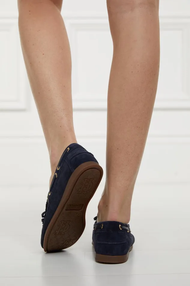 Holland Cooper Loafers Women Deck Shoe Ink Navy Holland Cooper Loafers Women Deck Shoe Ink Navy