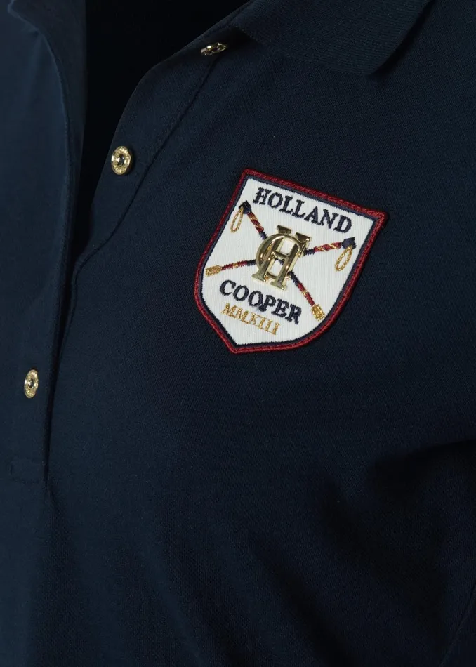 Holland Cooper Polo Shirts Women Classic Polo Shirt Ink Navy Holland Cooper Polo Shirts Women Classic Polo Shirt Ink Navy