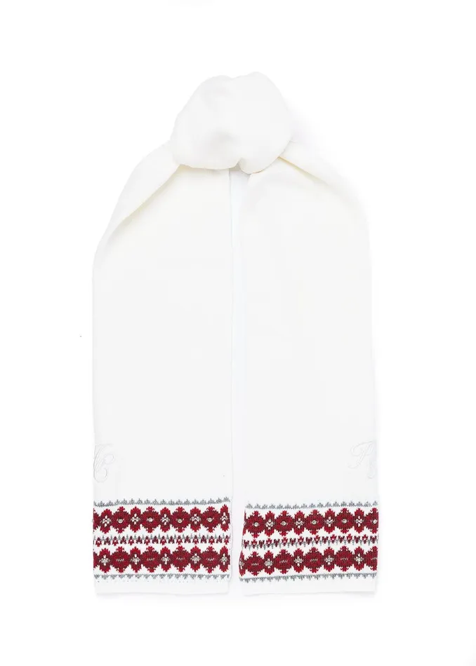Holland Cooper Scarves Women Jennifer Fairisle Scarf Natural