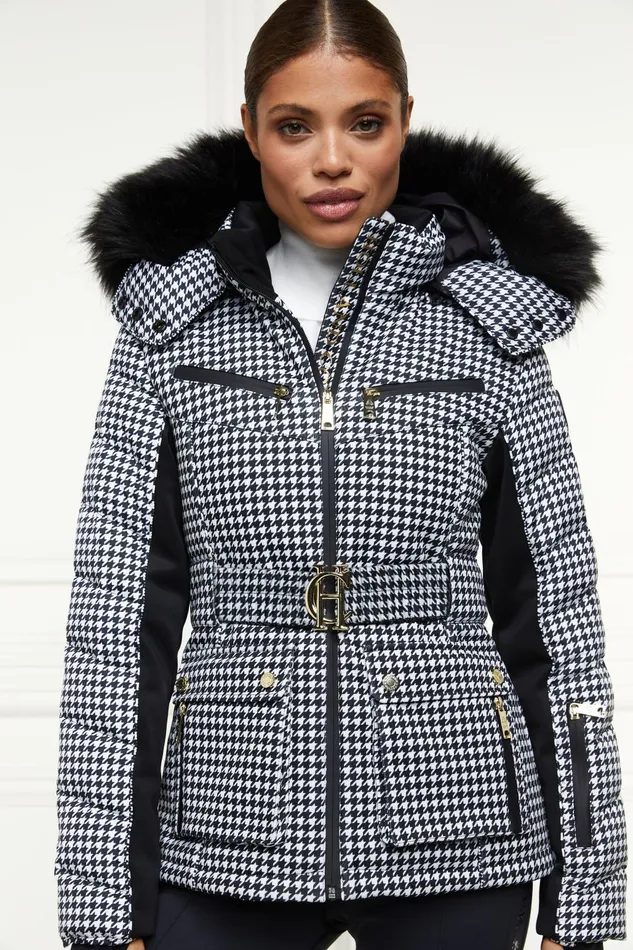 Holland Cooper Ski Jackets Women Ski Jacket Houndstooth