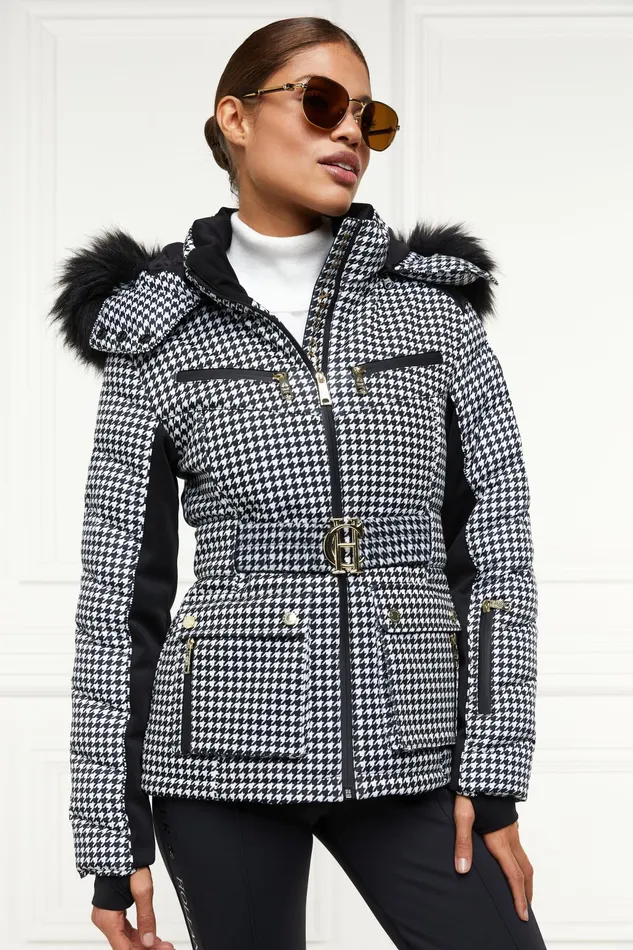 Holland Cooper Ski Jackets Women Ski Jacket Houndstooth
