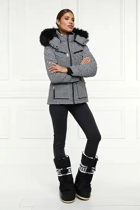 Holland Cooper Ski Jackets Women Ski Jacket Houndstooth