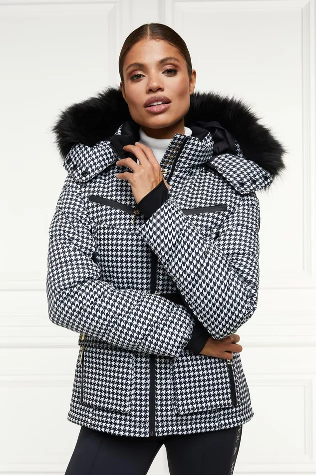 Holland Cooper Ski Jackets Women Ski Jacket Houndstooth